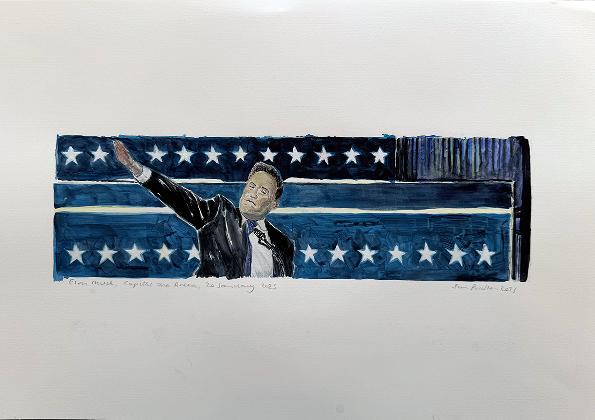 Elon Musk Capital One Arena January 2025